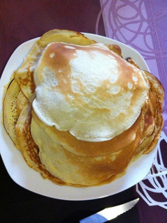 Una foto de Masa de crepes casera