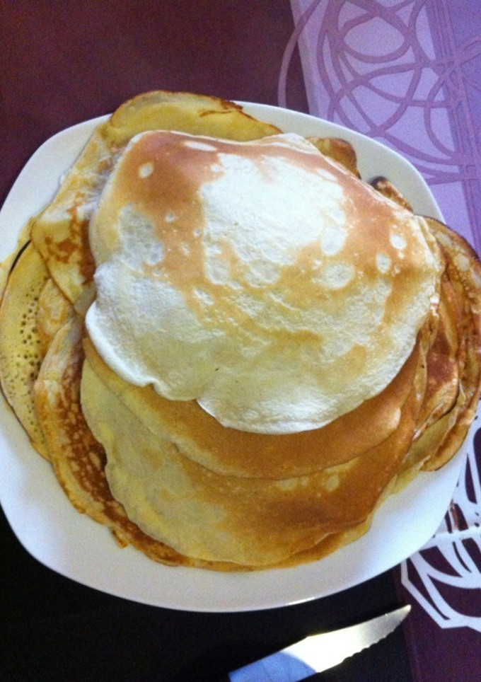 Una foto de Masa de crepes casera