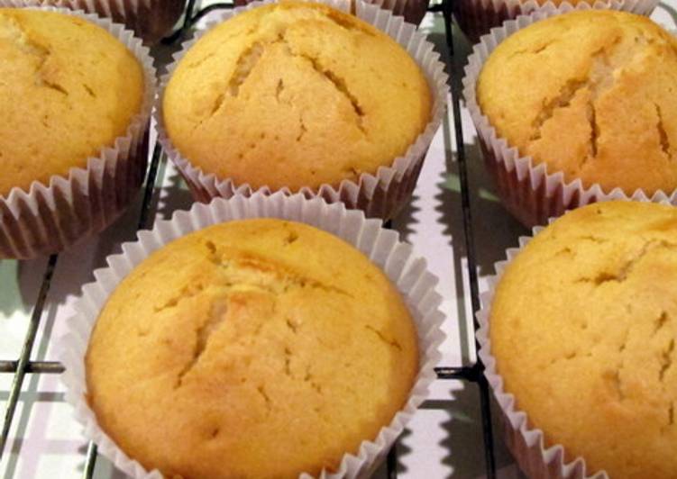 Magdalenas con aceite (Muffins, Cupcakes) rellenas de dulce de leche