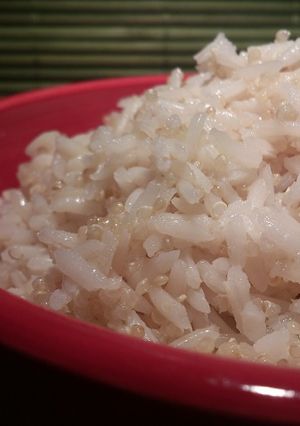 Una foto de Arroz con Quinoa