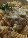 Pasta con salsa de boletus al minuto