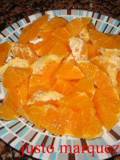 Una foto de Ensalada de naranjas