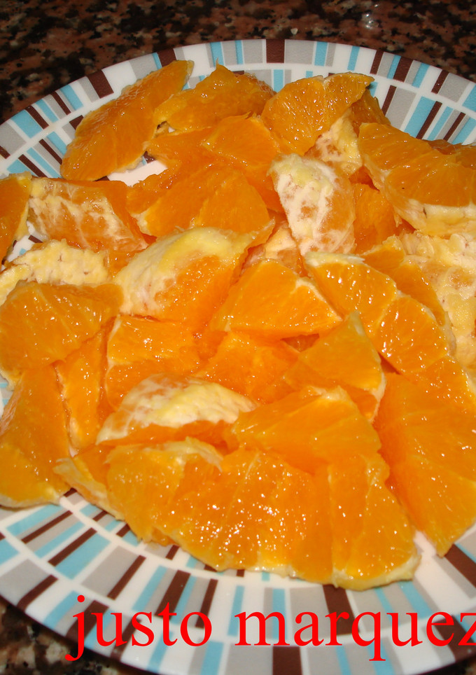 Una foto de Ensalada de naranjas