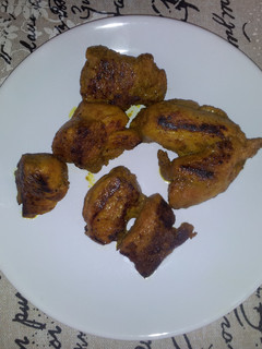 Una foto de Pinchos de pollo adobados