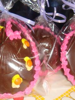 Una foto de Huevos de Pascua de chocolate