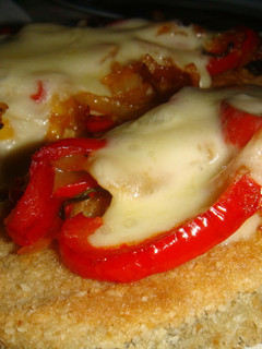 Una foto de Milanesa de berenjena light