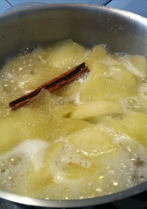 Una foto de Compota de manzanas