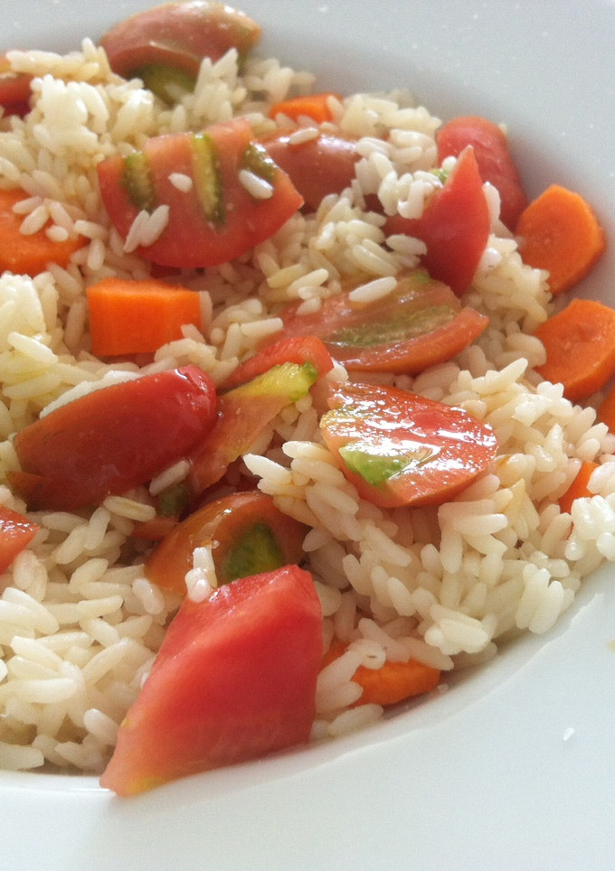 Una foto de Ensalada de arroz con soja