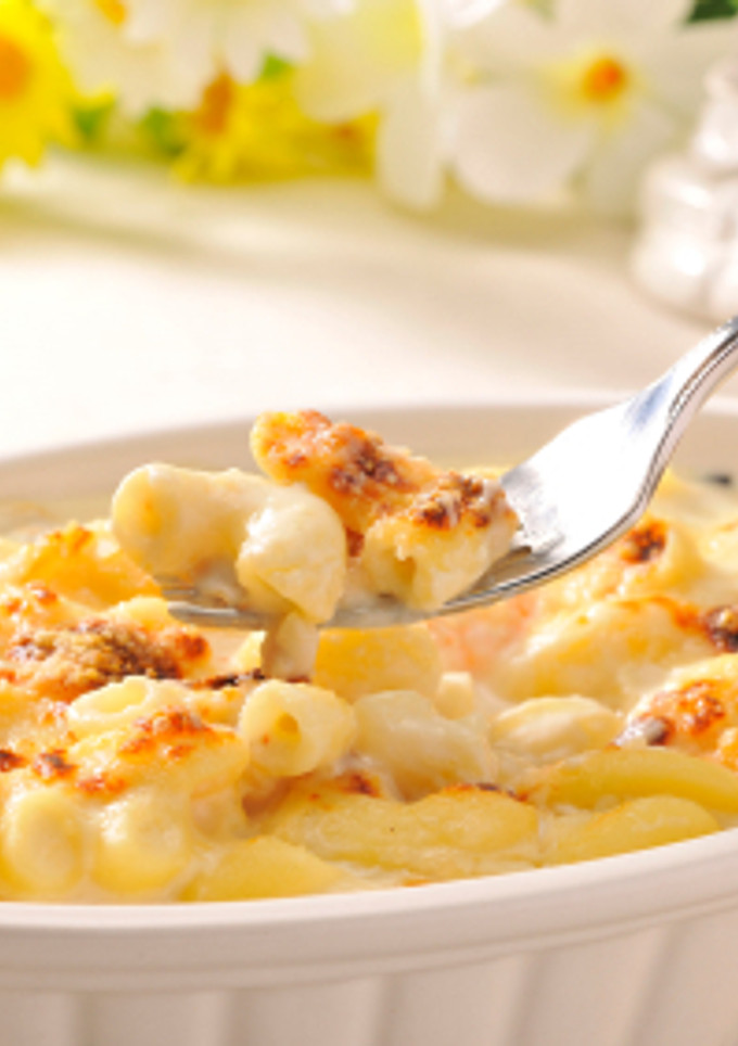 Una foto de Macarrones con bechamel