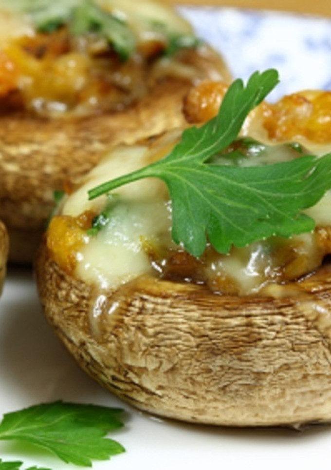 Una foto de Champiñones rellenos 