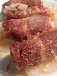 Una foto de Filetes de rape envueltos en jamon serrano