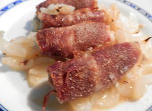 Foto principal de Filetes de rape envueltos en jamon serrano