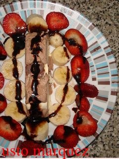 Una foto de Tartas heladas con frutas