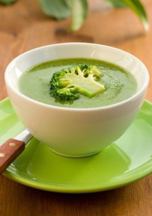 Una foto de Crema de brócoli