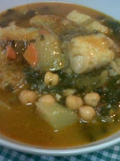 Una foto de Cocidito con bacalao