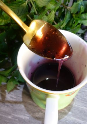 Una foto de Almíbar de moras