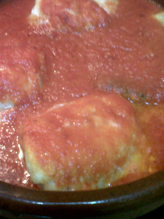 Una foto de Bacalao fresco con tomate