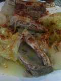 Costillas de ternera con repollo