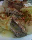 Costillas de ternera con repollo