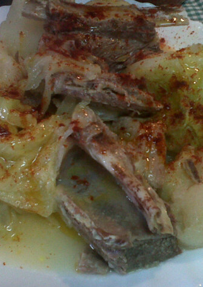 Una foto de Costillas de ternera con repollo