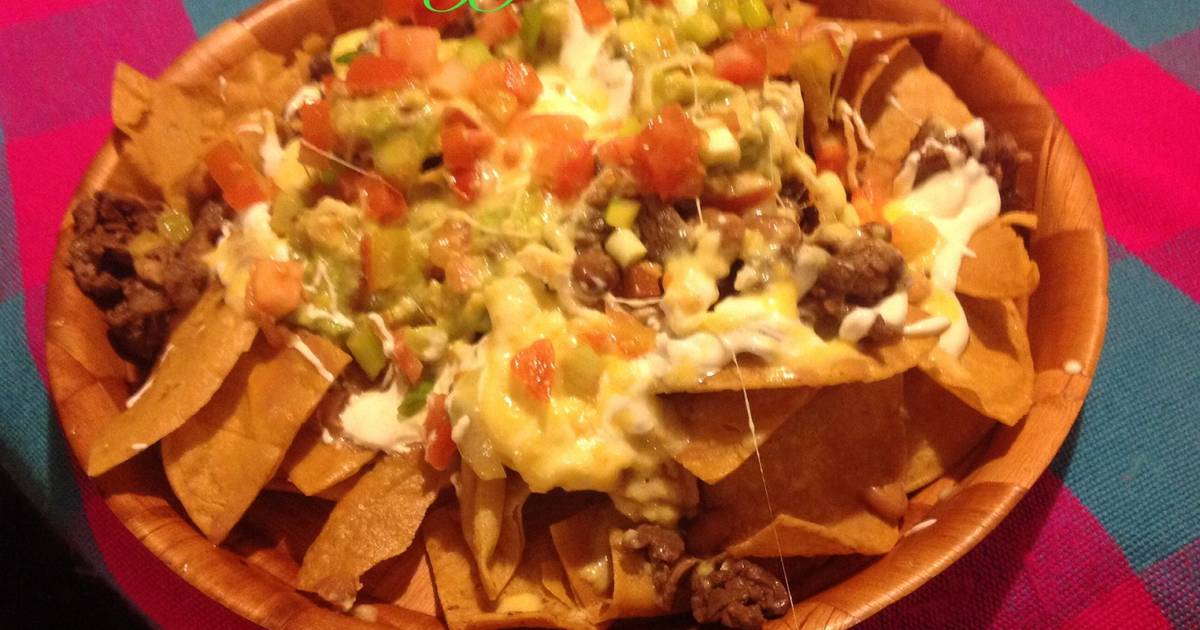 Descubrir 82+ imagen receta nachos mexicanos - Abzlocal.mx