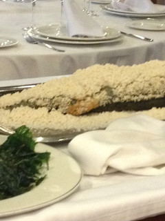 Una foto de Dorada o Lubina a la sal (Thermomix)