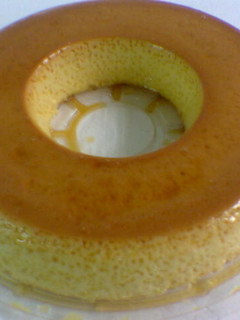 Una foto de Flan napolitano con queso