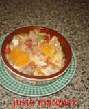 Pipirrana de naranjas