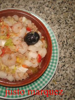 Una foto de Pipirrana de gambas