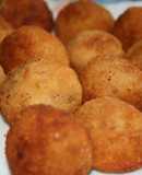Croquetas de puchero con carne de pollo y ternera