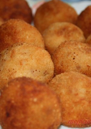 Una foto de Croquetas de puchero con carne de pollo y ternera