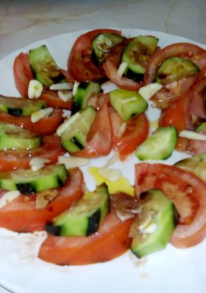 Una foto de Ensalada pobre