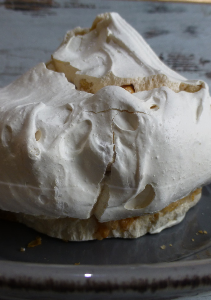 Una foto de Paulova o merengue