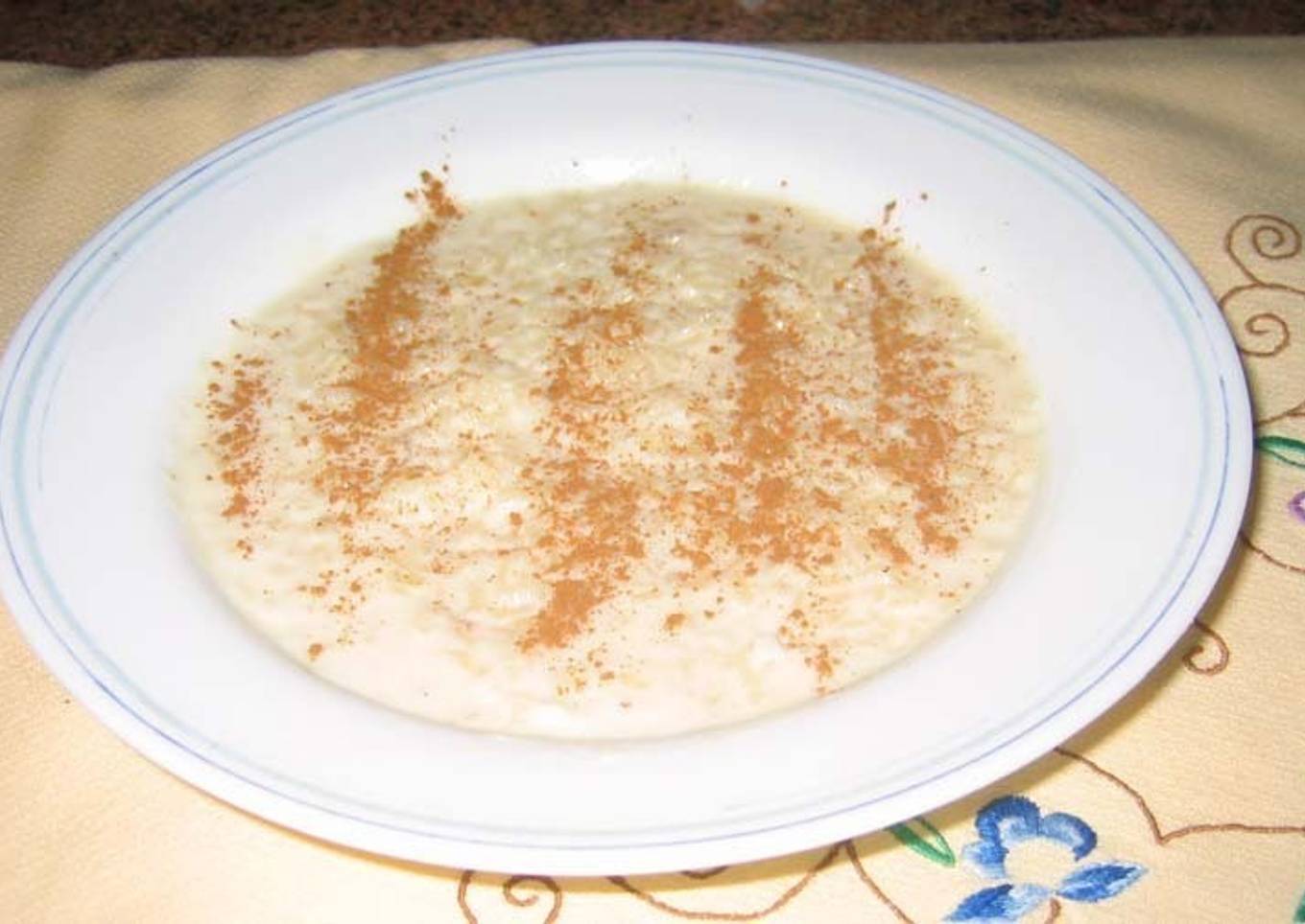 Arroz con leche de mi cosecha