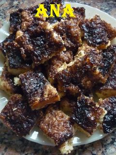 Una foto de Torta de azúcar negra