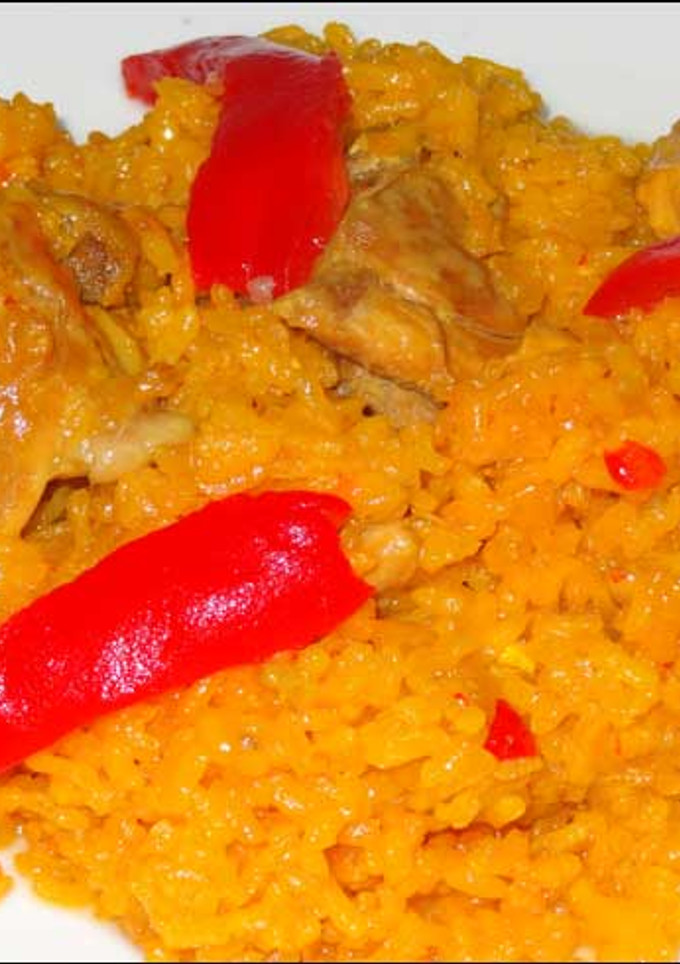 Una foto de Arroz al trote picantito