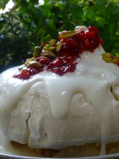 Una foto de Tarta de Paulova