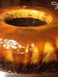 Una foto de Chocoflan casero
