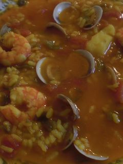 Una foto de Arroz de marisco