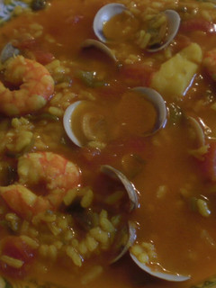 Una foto de Arroz de marisco