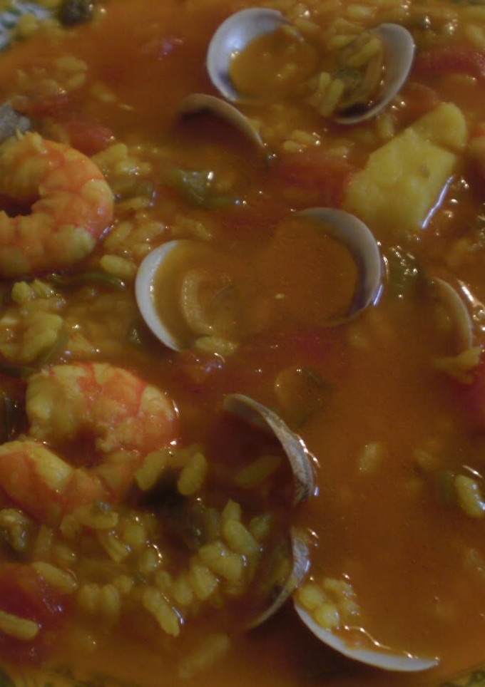 Una foto de Arroz de marisco