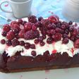 Budín terciopelo rojo para el Día de la Madre
