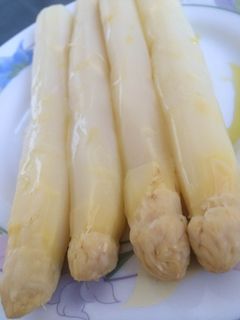 Una foto de Espárragos blancos