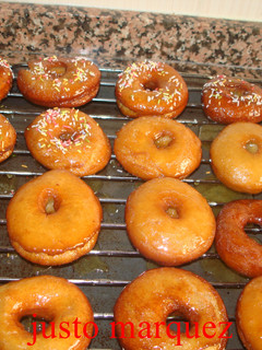 Una foto de Donut casero