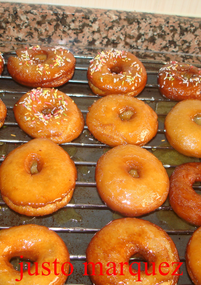Una foto de Donut casero