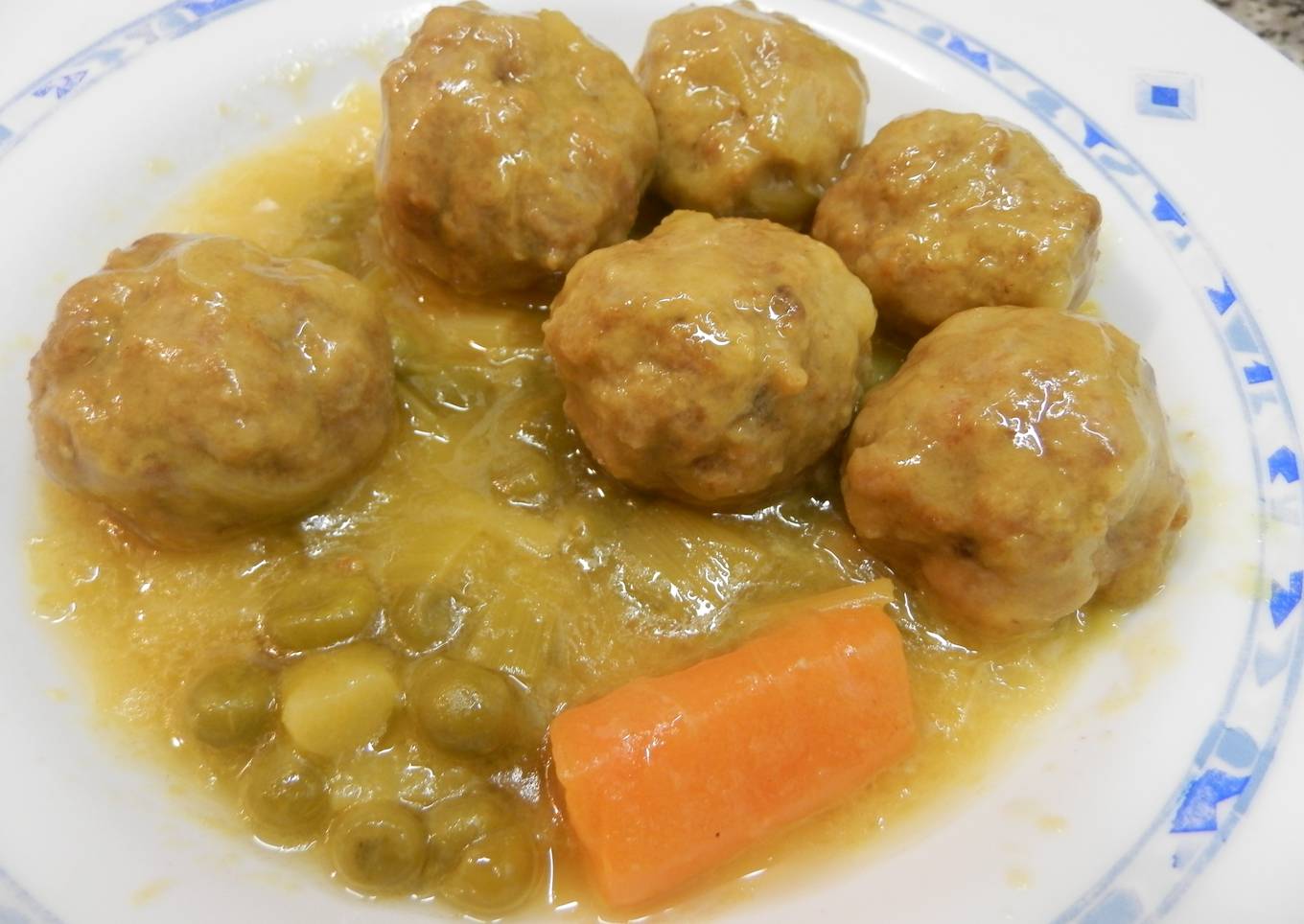 Albóndigas jardinera