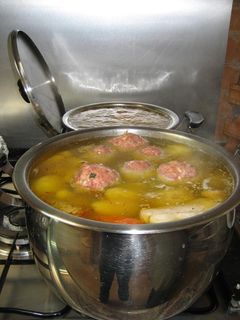 Una foto de Cocido con Pelotas
