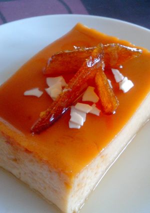 Una foto de Flan de huevo casero FACILISIMO