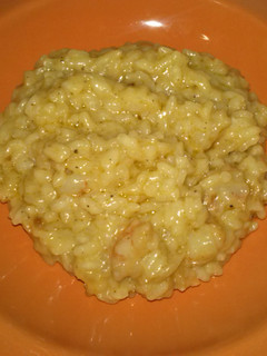 Una foto de Risotto con gambas