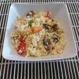 Cuscús con wok de verduras rápido
